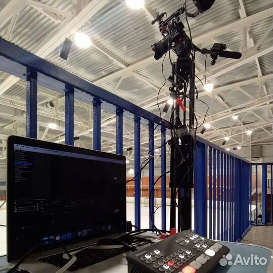 Трансляция хоккея футбола видеооператор в комманду