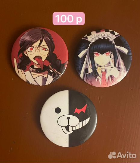 Значки аниме