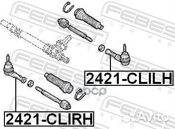 Наконечник рулевой правый (renault clio II 1998