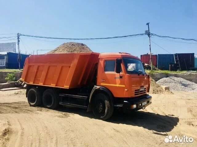 Доставка щебня и песка