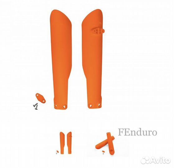 Пластик UFO защита вилки ктм