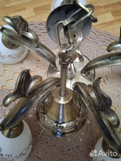 Люстра потолочная бу