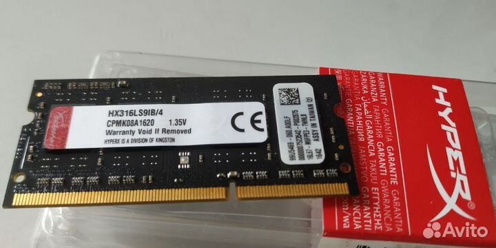 Оперативная память sodimm Kingston