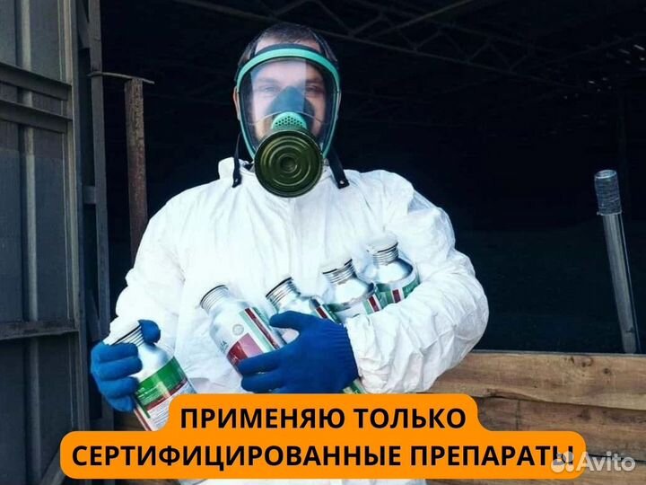 Дезинфекция, уничтожение тараканов, травля клопов