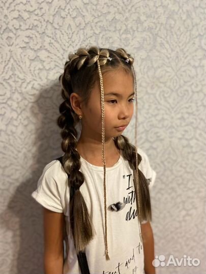 Плетение кос с канекалоном