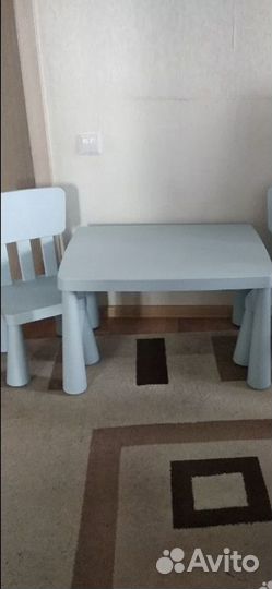Детский стол и стул мамут IKEA