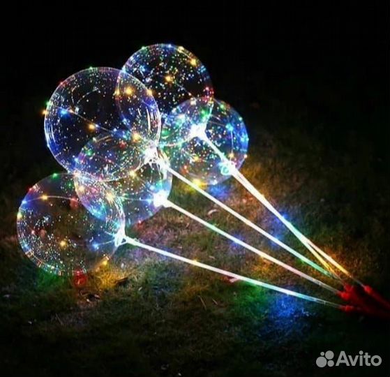 Воздушные шары светящиеся на батарейках