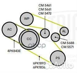 Ролик ремня приводного BMW X5 E70 (06) 3.0d M