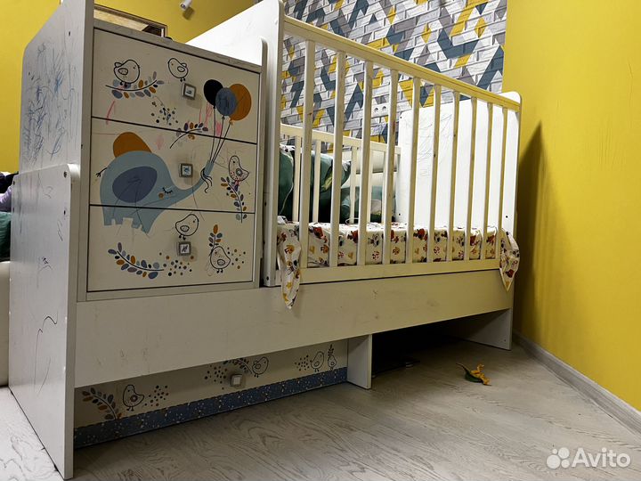 Детская кроватка трансформер