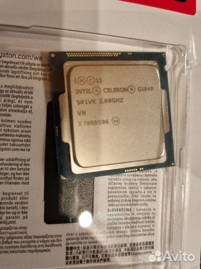 Процессор Intel Celeron G1840 SR1VK 2.80GHZ