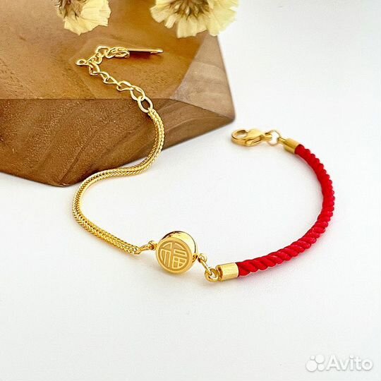 Браслет красная нить На удачу