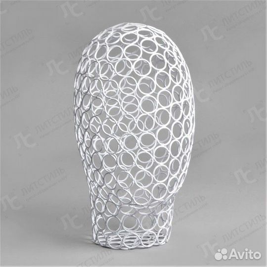 Манекен головы металлический TQW-27