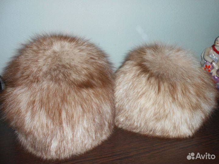 Шапки женские песец-норка