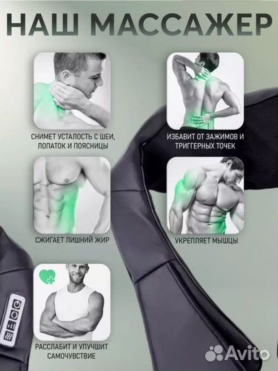 Новый массажер для шеи и тела