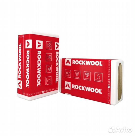 Утеплитель Роквул Фасад Баттс Стандарт 1000x600x50