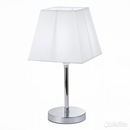 Светильник настольный металлический и текстильный