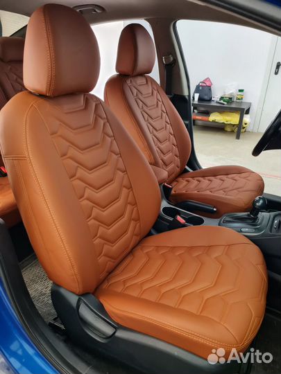 Авточехлы из экокожи с гарантией Арт.59