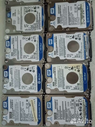 Жесткие диски для ноутбука/500гб/1тб/750гб