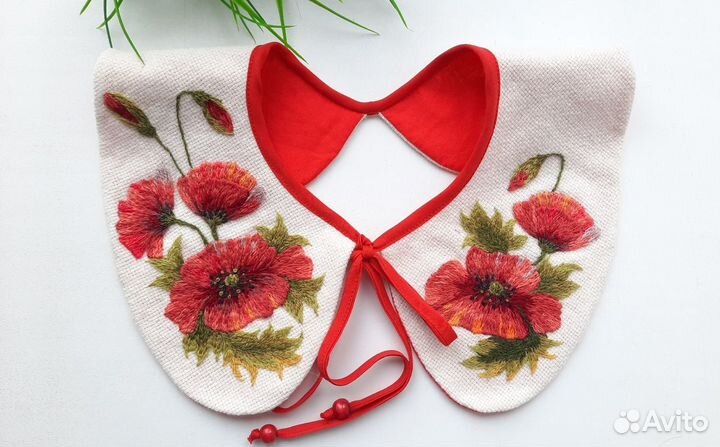 Съемный воротничок на одежду