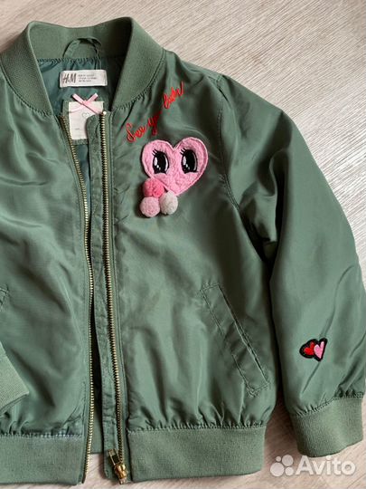 Бомбер для девочки hm