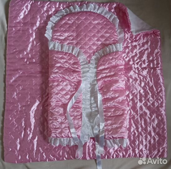 Конверт атласный на выписку