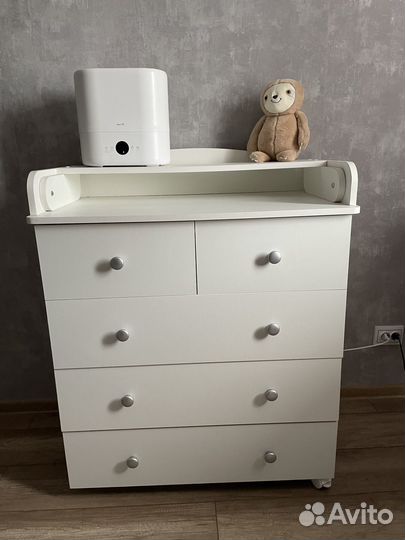 Пеленальный комод с матрасом