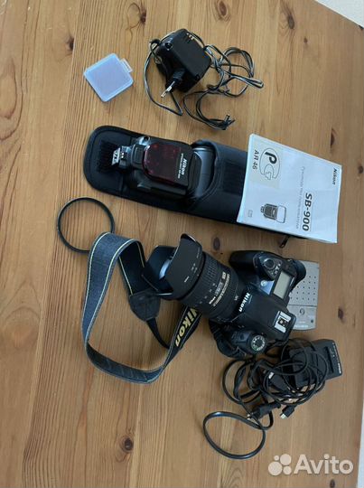 Фотоаппарат nikon d70s и вспышка sb900