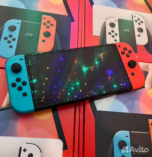 Новые Nintendo switch Oled 256/512гб, Любые игры