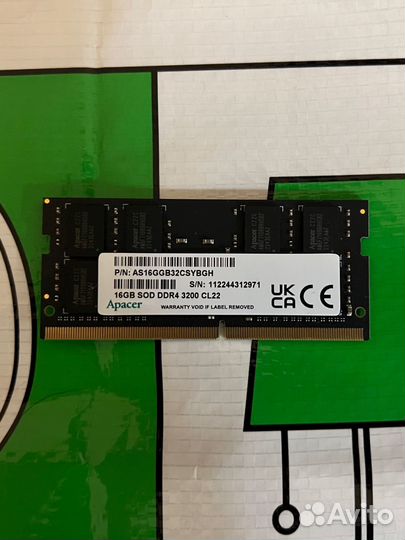 Оперативная память ddr4 16gb sodimm 3200 Apacer