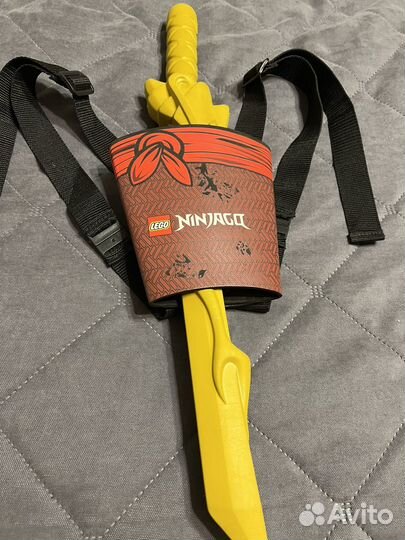 Lego ninjago меч огня с держателем