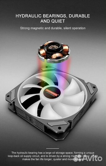 Корпусные Вентиляторы rgb,охлаждение для Пк, 120мм