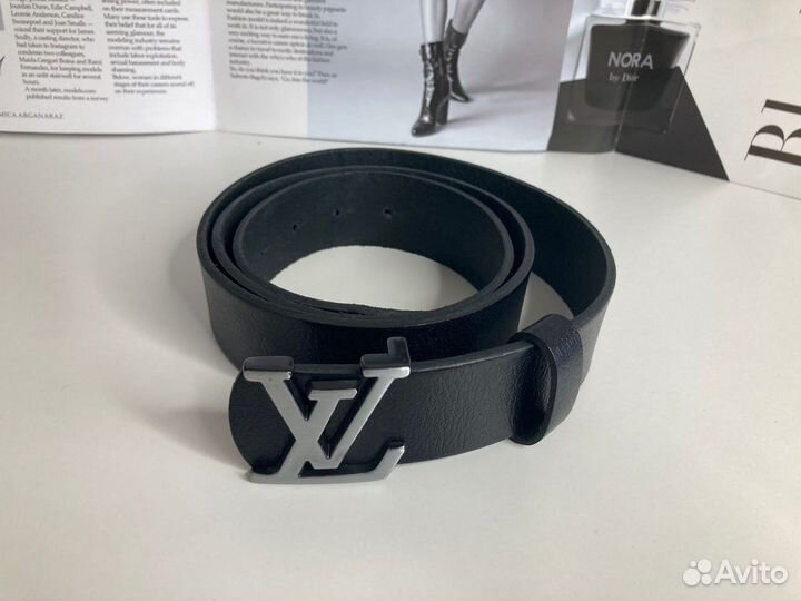 Ремень кожаный Louis Vuitton (Арт.74192)