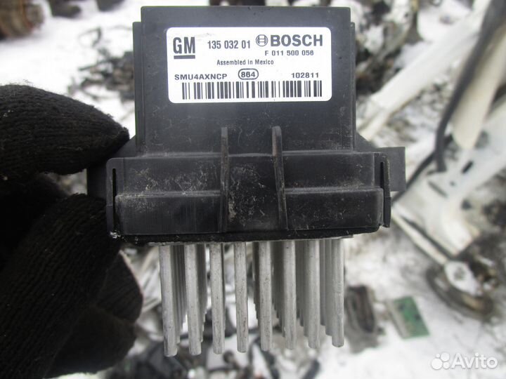 Резистор отопителя Шевроле Круз 13503201 с 2010г