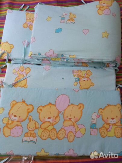 Бортики для детской кроватки