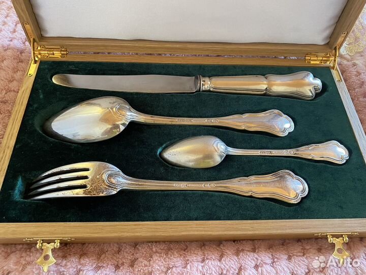 Набор «Эгоист» Сазикова, серебро 84 проба