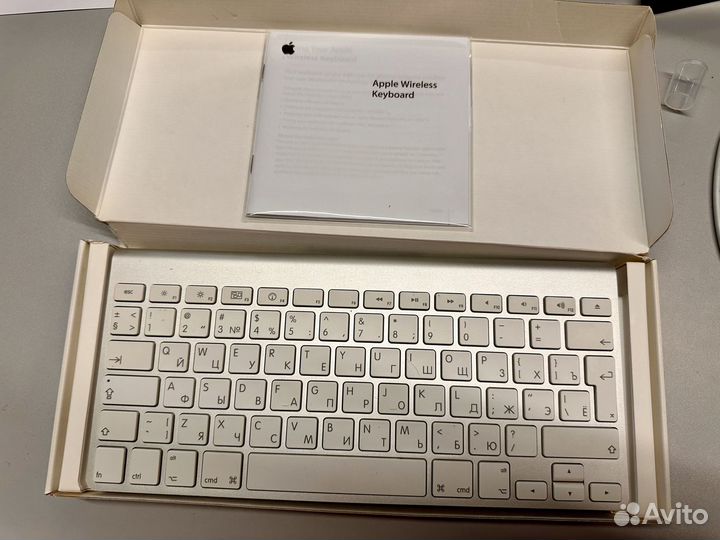 Клавиатура Apple Wireless Keyboard (A1314) MC184RS