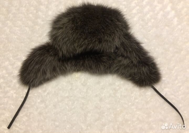Шапка зимняя женская/детская (нат. кожа, песец)