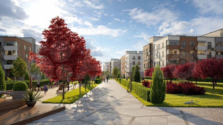 2-к. квартира, 44,2 м², 1/6 эт.