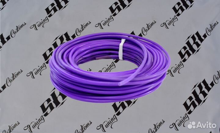 Шланг силиконовый фиолетовый 6*11