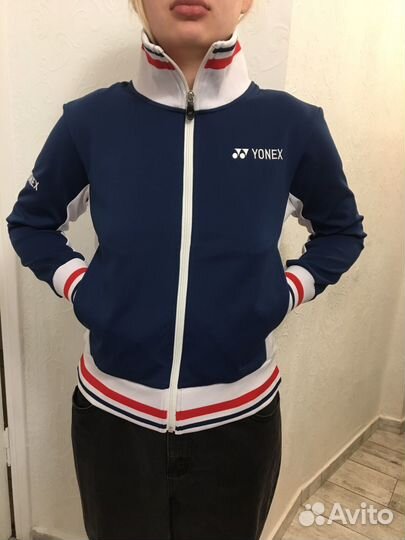 Новая yonex толстовка,кофта, зип,худи на молнии