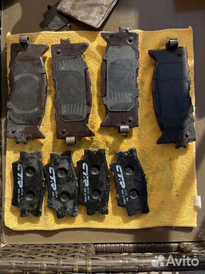 Тормозные колодки toyota camry 55