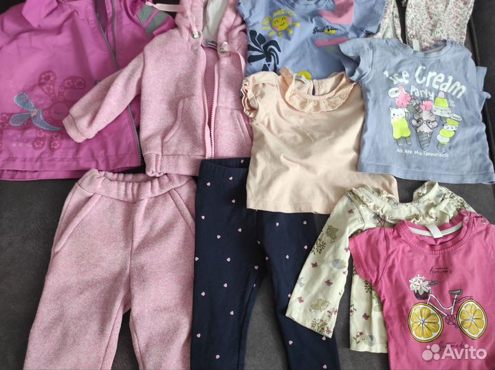Вещи пакетом на девочку 86