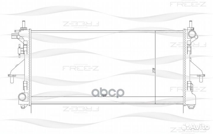 Радиатор KK0175 free-Z