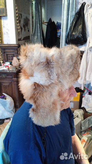 Шапка-ушанка меховая мужская размер 58