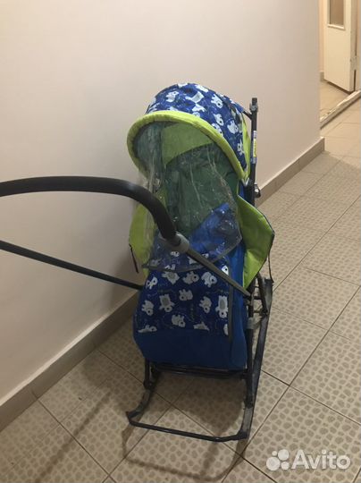 Санки коляска ника 3 1