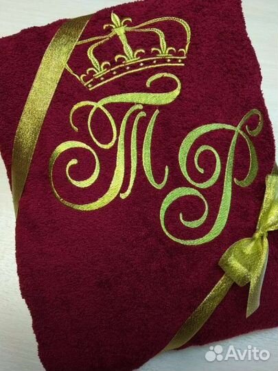 Халаты и полотенца с любой вышивкой