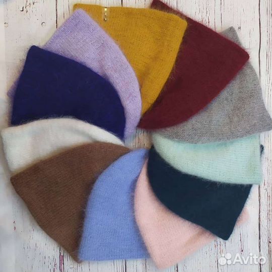 Шапочка из пуха норки