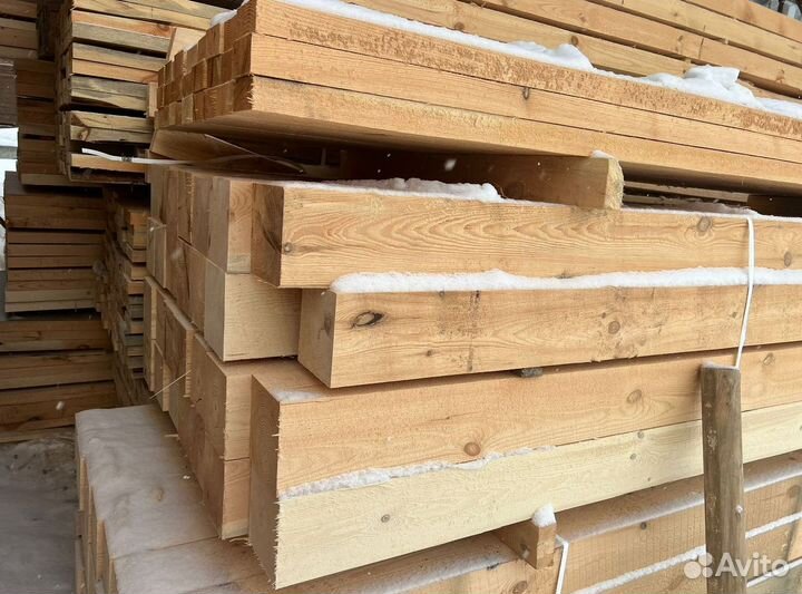 Доска обрезная 50х150х6000мм 1 сорт ГОСТ