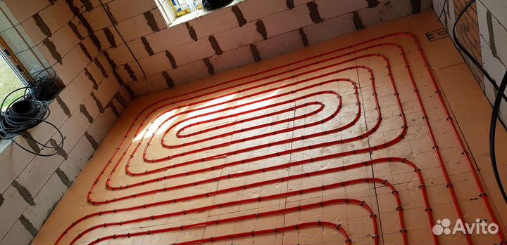 Монтаж отопление водоснабжение, котлов