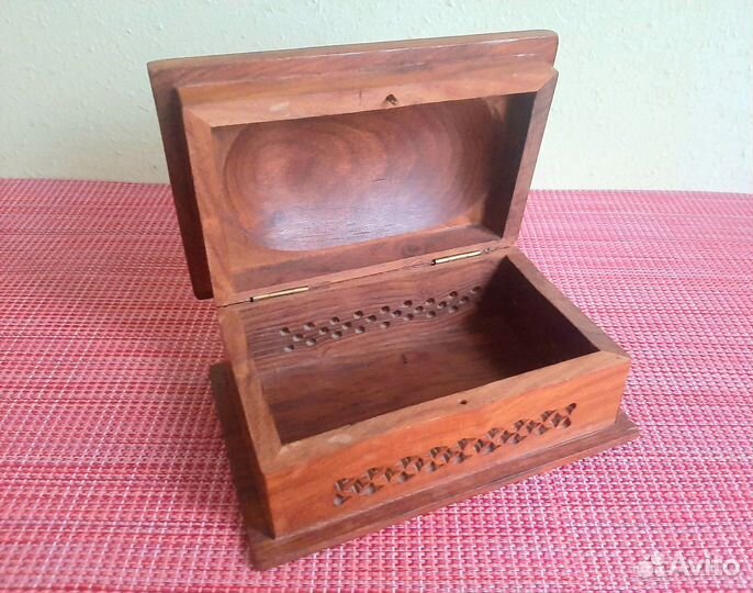 Шкатулка деревянная Индия
